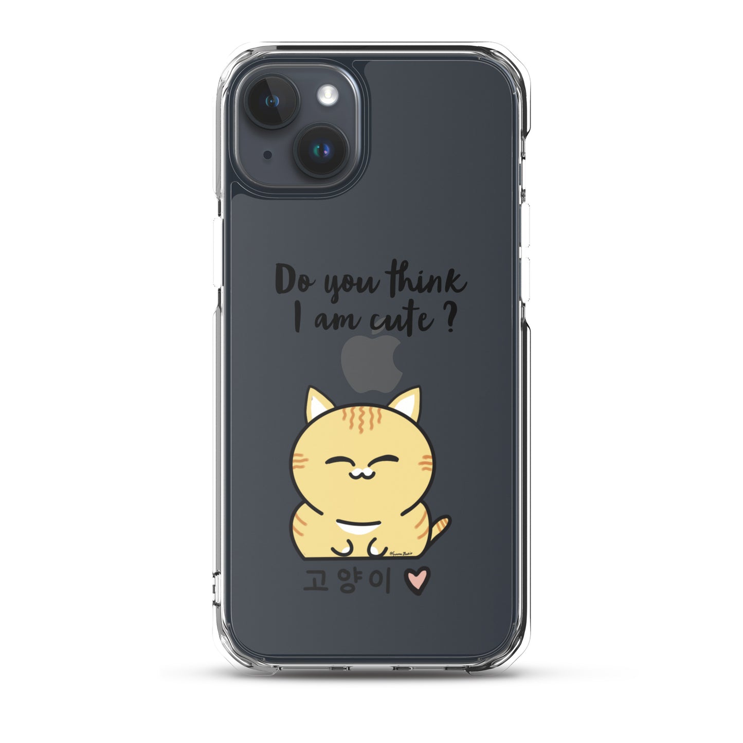 Cute Cat Clear Case for iPhone®